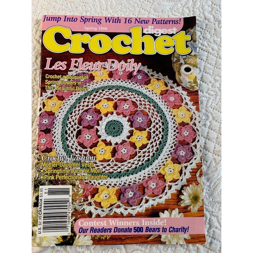 Crochet Digest Spring Vintage 1998 Magazine